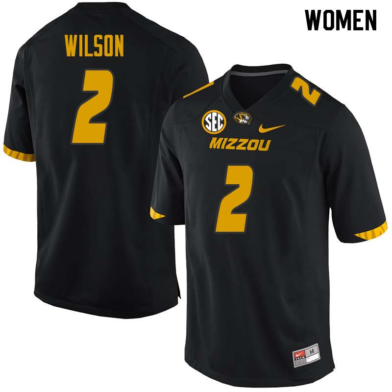 Women #2 Micah Wilson Missouri Tigers College Football Jerseys Sale-Black